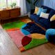Modern Multicolor Living Carpet